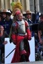 Christoph Waltz ed Orlando Bloom sul set di The Three Musketeers