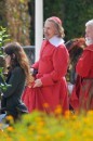 Christoph Waltz ed Orlando Bloom sul set di The Three Musketeers