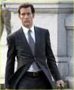 Clive Owen sul set di Duplicity