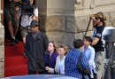 Denzel Washington, Ryan Reynolds e Nora Arnezeder fotografati sul set di Safe House