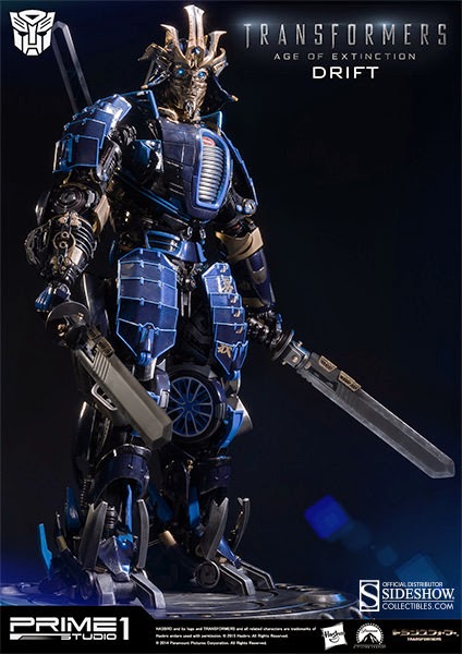 Transformers 4 nuova statua Sideshow dell'Autobot Samurai Drift (2)