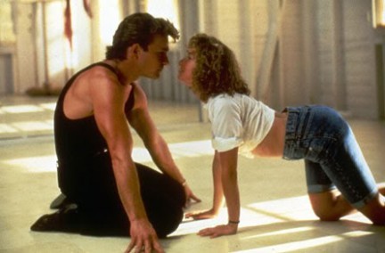 dirty dancing foto Patrick Swayze e Jennifer Grey