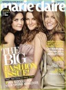 Drew Barrymore, Ginnifer Goodwin e Jennifer Aniston su Marie Claire di marzo 2009