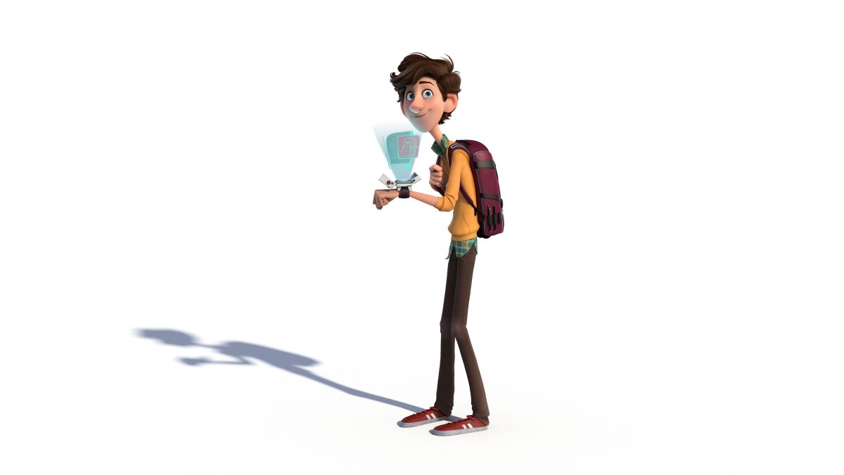 991_004_WA_4K_UniversalColor_1_25_WB – Walter, the scientific genius who creates Lance’s gadgets (voiced by Tom Holland). Photo Credit: Blue Sky Studios.