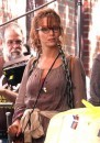 Uma Thurman sul set di Motherhood