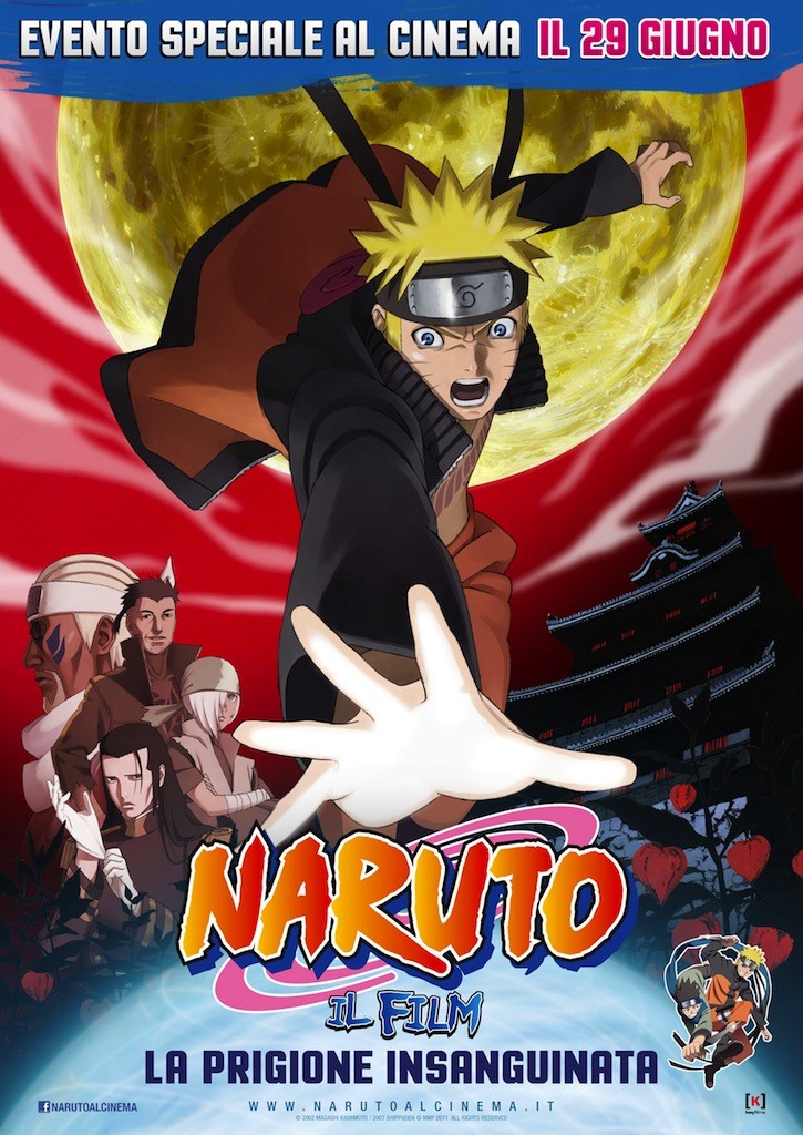 Naruto Il film - La Prigione Insanguinata, poster