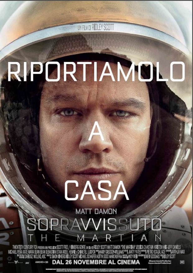 Sopravvissuto - The Martian primo trailer italiano del dramma sci-fi con Matt Damon