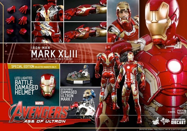 Avengers Age of Ultron - la nuova action figure Hot Toys di Iron Man (Mark 43) (20)