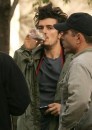 Foto dal set di 'New York I Love You': Rachel Bilson, Hayden Christensen e Orlando Bloom