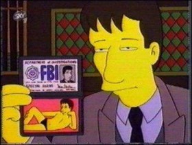 fox mulder x files simpsons