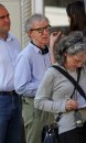 Freida Pinto e Josh Brolin sul set del nuovo film di Woody Allen