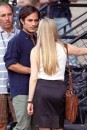 Gael Garcia Bernal, Amanda Seyfried, Chris Egan e Vanessa Redgrave sul set di Letters to Juliet