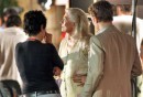 Gael Garcia Bernal, Amanda Seyfried, Chris Egan e Vanessa Redgrave sul set di Letters to Juliet