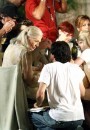 Gael Garcia Bernal, Amanda Seyfried, Chris Egan e Vanessa Redgrave sul set di Letters to Juliet