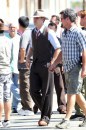 Gangster Squad - Josh Brolin, Giovanni Ribisi, Anthony Mackie sul set con Ryan Gosling