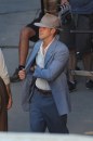 Gangster Squad - Josh Brolin, Giovanni Ribisi, Anthony Mackie sul set con Ryan Gosling