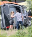 Gerard Butler minaccia Jennifer Aniston con una pistola sul set di Bounty