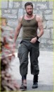 Gerard Butler sul set di Coriolanus: che muscoli!