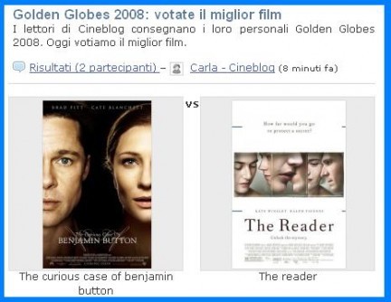 giochi miglior film 2008 golden globes