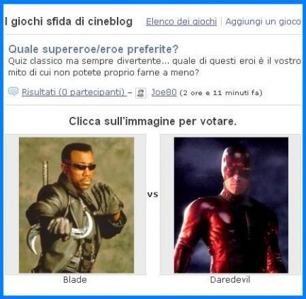 gioco sfida cineblog