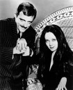 Carolyn Jones Morticia gothic sexy gallery di Halloween