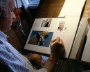 L\'artista Ralph McQuarrie al lavoro