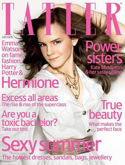 Hermione Granger su Tatler Magazine