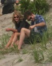 Il bacio di Robert Pattinson e Emilie de Ravin sul set di Remember Me