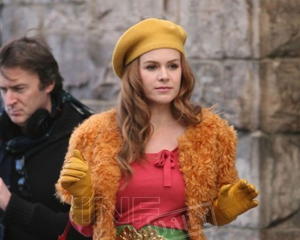 Isla Fisher sul set di Confessions of a Shopaholic -  I Love Shopping: nuove foto