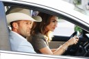 Jennifer Lopez e Jason Statham sul set di Parker