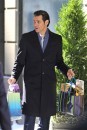 Jim Carrey sul set di Mr Popper's Penguins