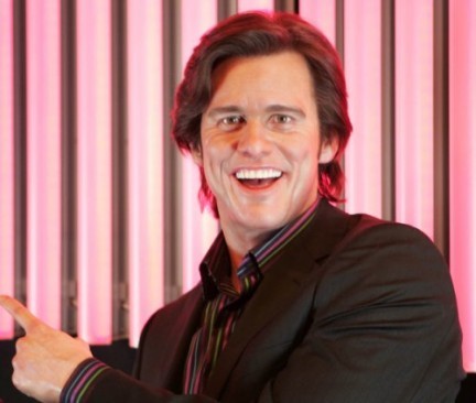 jim carrey statua di cera