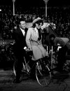  John Wayne e Claudia Cardinale in Circus World, Madrid 1974