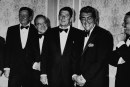 John Wayne, Bob Hope, Ronald Reagan, Dean Martin, Frank Sinatra, 4 ott 1970