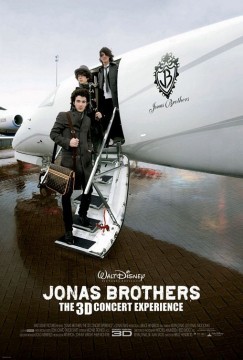 Jonas Brothers: The 3D Concert Experience, la locandina