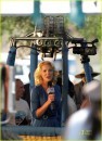 Katherine Heigl e Gerard Butler sul set di The Ugly Truth - fotogallery