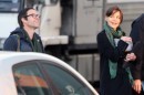 Katie Holmes, Guy Pearce e Bailee Madison sul set di Don't be afraid of the Dark - la fotogallery