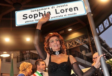 La città di Jesolo dedica un pezzo di lungomare a Sophia Loren