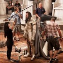 Liam Neeson nei panni di Zeus sul set di Clash of the Titans - le foto