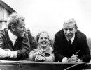 Liv Ullmann con Max von Sydow e Gunnar Bjornstrand birthday gallery