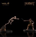 Lo Hobbit - foto statua Gollum infuriato 5