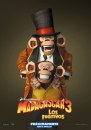 Madagascar 3 - Ricercati in Europa: pioggia di character poster