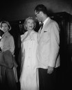 Marilyn Monroe e il marito Arthur Miller, 17 luglio 1956