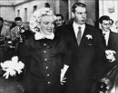 Marilyn Monroe con il marito Joe DiMaggio, San Francisco 01 Apr 1954