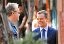 Matt Damon, Emily Blunt e Tim Robbins sul set di The Adjustment Bureau - nuove foto