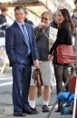 Matt Damon, Emily Blunt e Tim Robbins sul set di The Adjustment Bureau - nuove foto