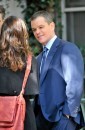 Matt Damon, Emily Blunt e Tim Robbins sul set di The Adjustment Bureau - nuove foto