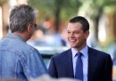 Matt Damon, Emily Blunt e Tim Robbins sul set di The Adjustment Bureau - nuove foto