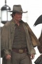 Megan Fox e Josh Brolin sul set di Jonah Hex