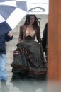 Megan Fox e Josh Brolin sul set di Jonah Hex